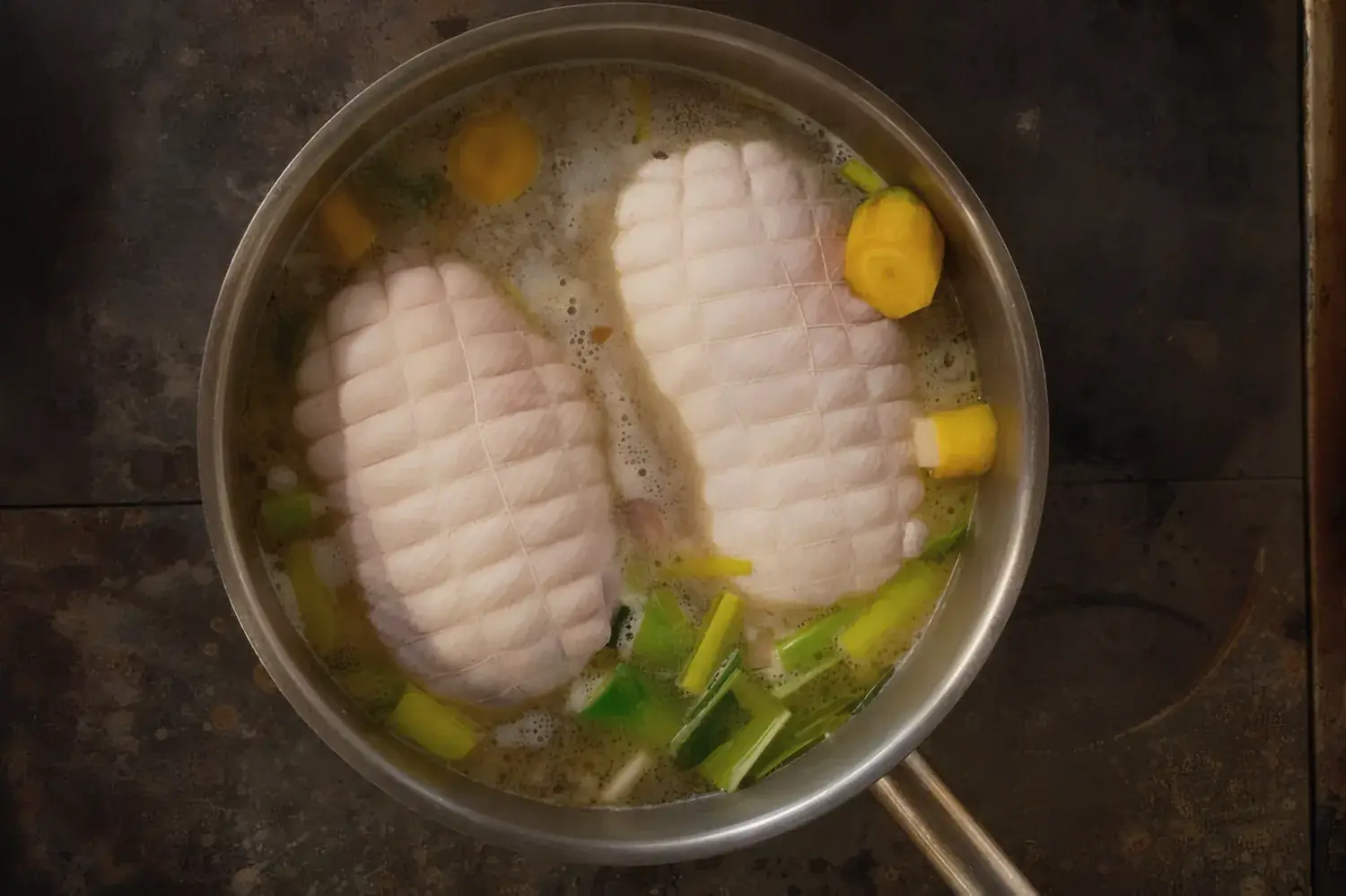 Poisson du jour cuisiné aux 4 Mâts