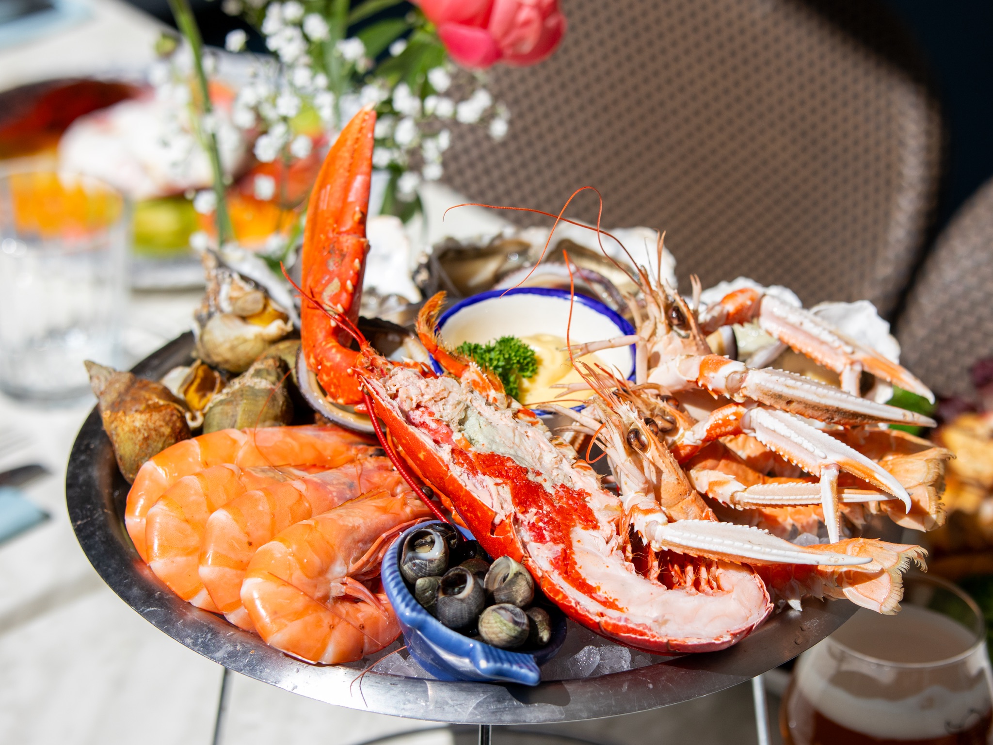 Seafood platter