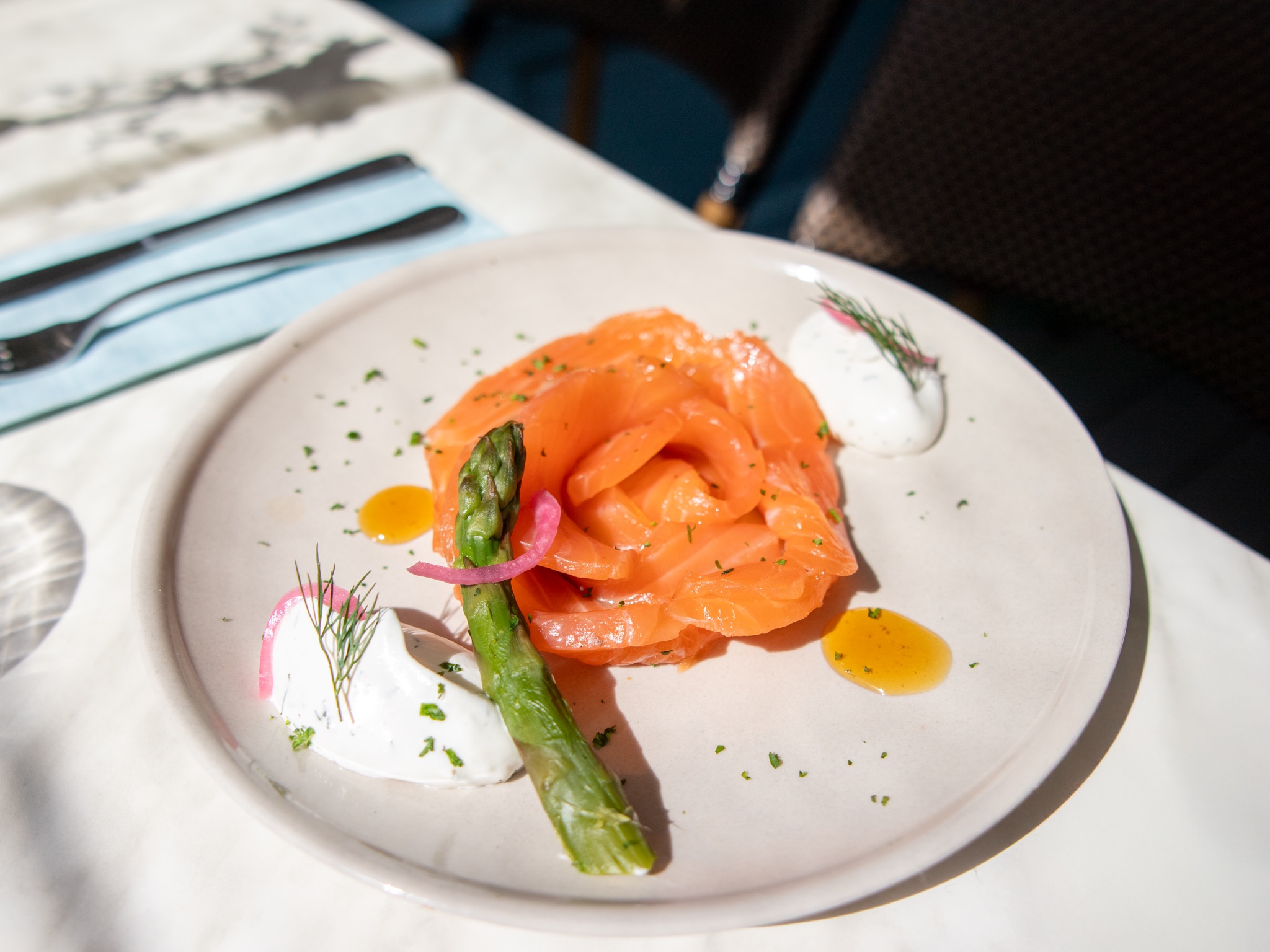 Roasted salmon